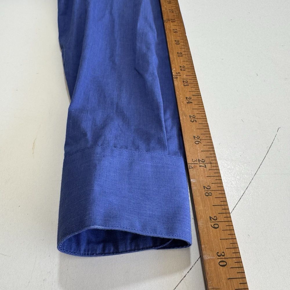 Damante Couture Collection Men's Blue Shirt Long Sleeves Size 16-32/33(L) . - Picture 6 of 8